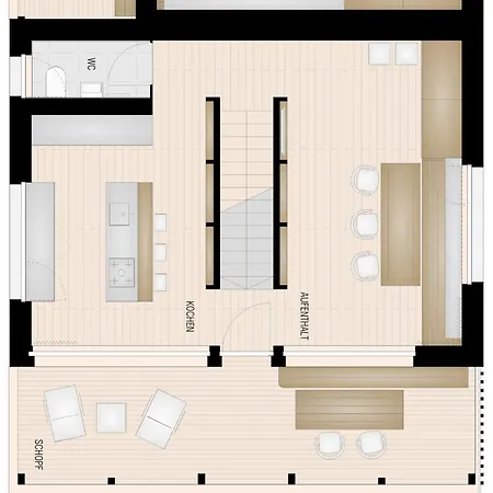 Appartement Tinn Naturchalet *