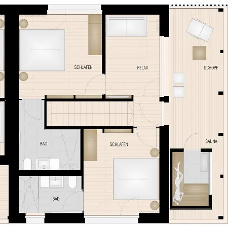 Tinn Naturchalet Appartement *